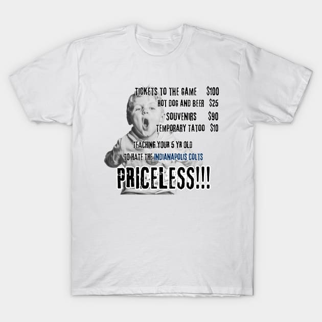 PRICELESS!!!, NFL, Sports Fan T-Shirt by Riff Raff Graffix